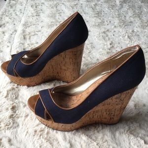Jessica Simpson, platform wedge sandal.